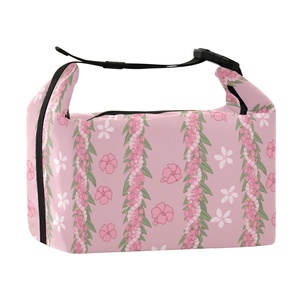 Hawaiian Paka Lei Lifestyle Custom Insulated <b>Lunch</b> Cooler Bags Lightweight Eco-Friendly Nylon Waterproof <b>Lunch</b> <b>Box</b> for <b>Work</b> - Product Image 2