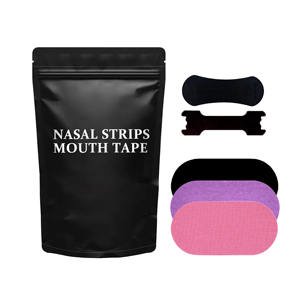 Tira Magnética <span class=keywords><strong>Nasal</strong></span> Personalizada, Paquetes de Cintas Hipoalergénicas para Boca y Nariz para Dormir, Cinta <span class=keywords><strong>Nasal</strong></span> para Respirar con Forma de Labios - Product Image 1
