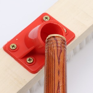 Cepillo para Pisos con Cerdas de Nylon de 45 mm, Mango de Álamo, Mango Largo, Herramienta de Limpieza para el Hogar - Product Image 3