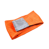 FORCE 10t 2 Katlı 29cm Düz Katmanlı Polyester Dokuma Kaldırma Askısı 7:1 Güvenlik Faktörü Yüksek Sıcaklığa Dayanıklı ISO9001