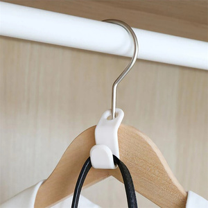 <strong>Clothes</strong> <strong>Hanger</strong> <strong>Connector</strong> <strong>Hook</strong> Cascading <strong>Clothes</strong> Space Saving Organizer - Product Image 4