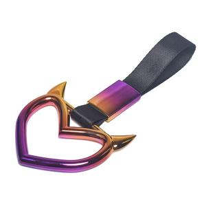 Nouvelle sangle de poignée Tsurikawa - JDM Neo Chrome, sangle de poignée universelle en métal pour l'intérieur de la voiture, pour le métro, le bus, le fourgon - Product Image 3