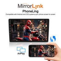 Super Slim auto stéréo véhicule carplay voitures jouent universel 9 pouces écran tactile écran Android voiture écran