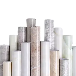 bóng hình nền cuộn Suppliers-Bangte Trung Quốc Nhà Máy 40Cm Dày Đá Cẩm Thạch Liên Hệ Giấy Tự Dính Glossy Worktop Peel Stick Wallpaper CuộN