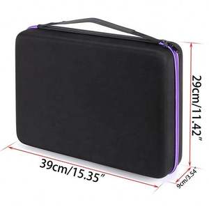 108 Essential Oils Carrying <b>Case</b> Holds 5ml 10ml 15ml Bottles <b>Hard</b> <b>Shell</b> Exterior EVA Essential Oils Storage Organizer Bag - Product Image 6