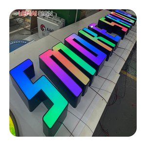 Desain Gratis Papan Akrilik Bisnis Huruf LED 3D Bercahaya Tanda Kustom untuk Pajangan Toko untuk Kantor Bar - Product Image 1