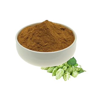 Poudre d'extrait de houblon séché pur en gros pour la bière, extrait de Humulus Lupulus en poudre - Product Image 1