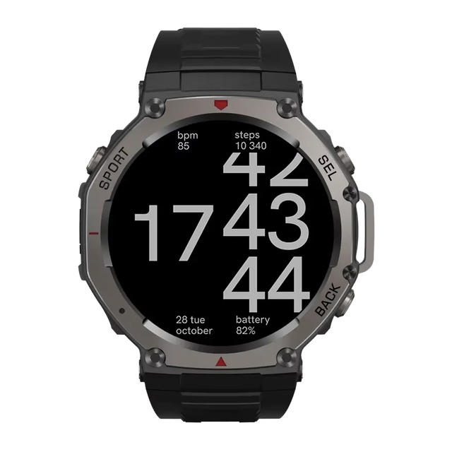 New Rugged Sports 5 ATM Deep Waterproof GPS Track DM58 Relojes Smart Watch BT Call Fitness Tracker