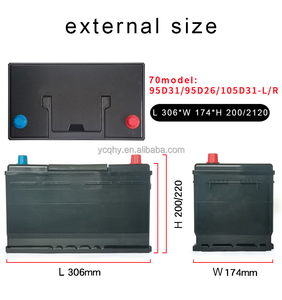 EFB-70 Chất Lượng Cao Vỏ Ắc Quy Axit Chì Khởi Động Ô Tô 70Ah 12V 95d3 1/95d2 6/105D31 Cho Ắc Quy Lifepo4 Khởi Động Ô Tô - Product Image 2