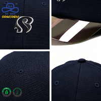 Gorra de Béisbol BAE SHIOW con Visera Holográfica Iridiscente, Corona Ripstop, Emblema Metálico 3D, Correa Ajustable, Gorra Deportiva