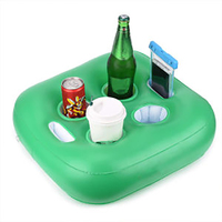 Refroidisseur de boisson de piscine gonflable durable de haute qualité, plateau de nourriture de piscine flottant