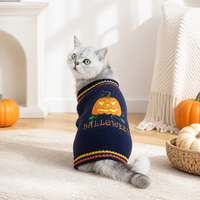 Pull-over classique en polyester imprimé pour chien et chat, costume d'Halloween, vente en gros