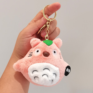 Dibujos animados Palacio ecuestre pequeño Totoro muñeco de peluche lindo muñeca llavero bolsa colgante agarrar máquina muñeca - Product Image 3