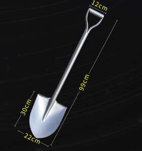 พลั่วเหล็กคาร์บอนสำหรับทำสวน ทำไร่ ทำสวนครัว เครื่องมือโลหะ DIY - Product Image 4