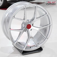 Jantes forgées FI-R EVO personnalisées en diamant argenté 5x120 5x112 18/19/20/21/22 pouces, légères, pour voitures de course BMW Mercedes Audi