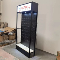 Armoire pour accessoires de téléphone Armoire pour ordinateur Boutique Vitrine pour produits numériques Supports d'affichage muraux Vitrine pour téléphone portable