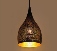 Style marocain rétro industrie lampes suspendues salle à manger lampes suspendues café boutique bar Restaurant lustre fer Art lampes