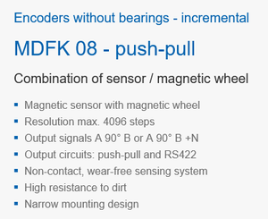 Codificadores MS-Baumer sin rodamientos - Incrementales MDFK 08T7101. Nuevo y Original en Stock - Product Image 3