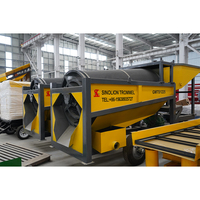 Goldwaschanlage mit Vibrationssieb, Schleusenbox und Spiralschacht, 100 Tonnen pro Stunde, für alluvialen Sand- und Kiesabbau