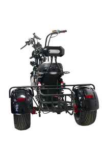 สกู๊ตเตอร์ไฟฟ้า 3 ล้อ CityCoco <span class=keywords><strong>HT9</strong></span> 2000W 60V 20Ah สำหรับผู้ใหญ่ เทคโนโลยี NFC ระยะทาง 60-80 กม. ความเร็ว 30-50 กม./ชม. ไฟ LED กันน้ำ ยางใหญ่ - Product Image 2