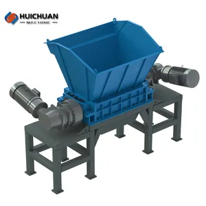 Industrial Double Shaft Waste Car Plastic Wood Rubber Shredder Scrap Metal Shredder Machine