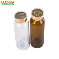 3ml 5ml 10ml Flacon en verre vide transparent ou ambré pour verre d'huile essentielle médicale ou cosmétique