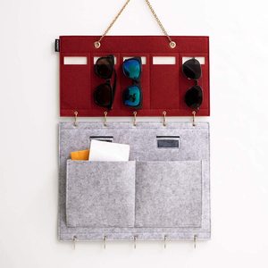 Bolsa de almacenamiento de fieltro minimalista portátil y duradera, cubierta a prueba de polvo para uso diario en el hogar - Product Image 2