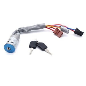 306 Ignition <b>Lock</b> Cylinder 6pin Blue 2 <b>Keys</b> OE4162-996P 52113 for 1993-2022 Models - Product Image 1