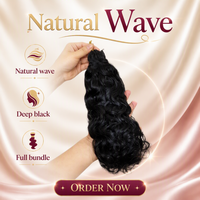 Nouvelle Tendance Extensions au Crochet Ondulées Sans Nœuds Pré-Séparées à Brins Simples Grade 12A Cheveux Humains Vierges Brésiliens Double Trame Faite à la Machine