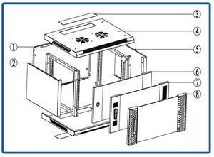 LE Âm Thanh Giá Đỡ Giá Trường Hợp Đơn Vị Treo Máy Chủ <span class=keywords><strong>Rack</strong></span> - Product Image 6