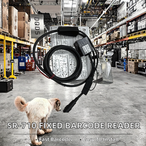 Capteur photoélectrique subminiature KEYENCE SR-710 pour lecture de codes-barres mobiles, type d'installation fixe, haute vitesse 1D/2D - Product Image 5