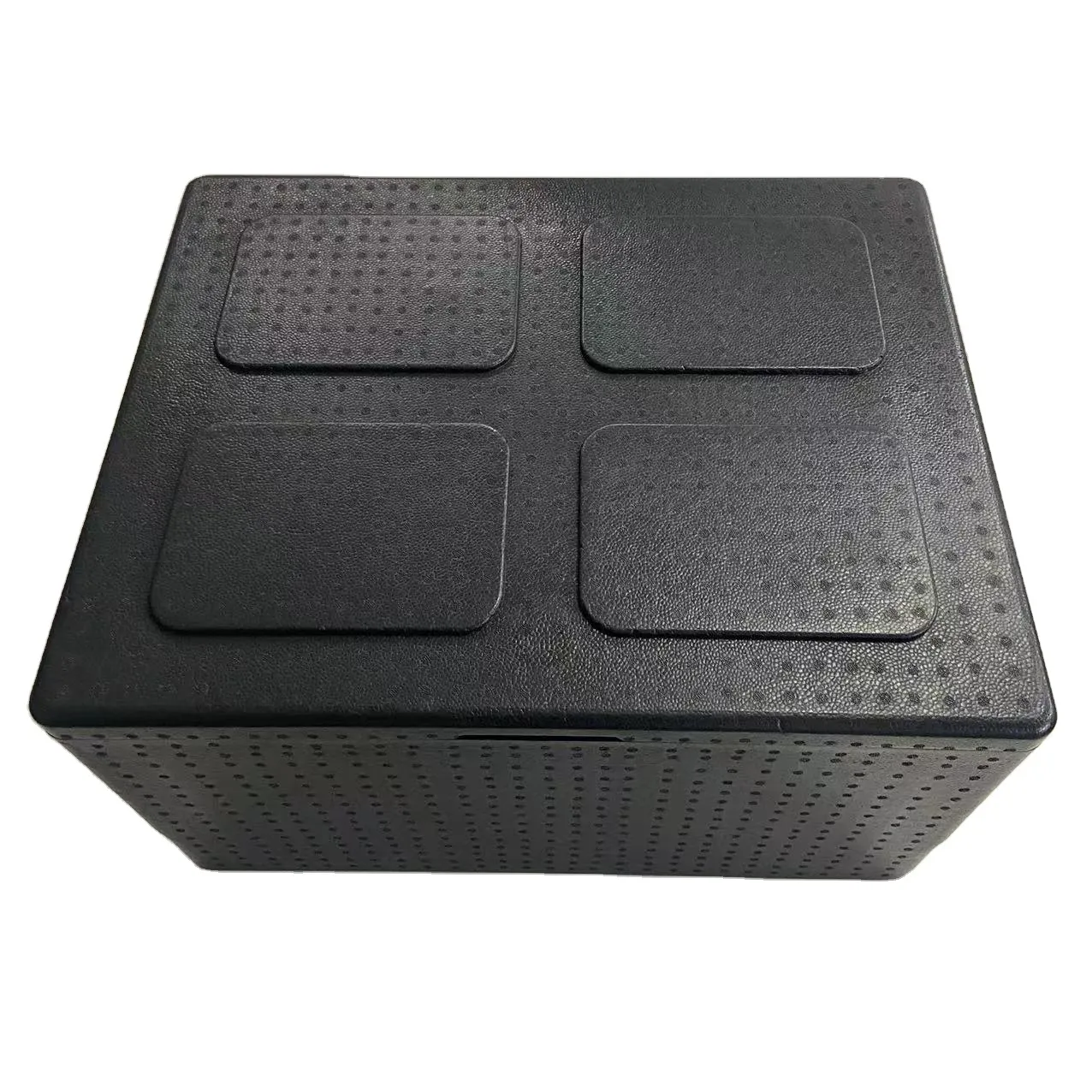 Black Epp Foam Cooler Box Packaging Box Food Customized 3 Day Cold Insulated Shipping Box