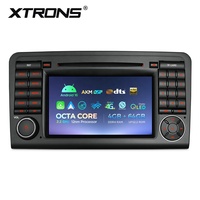 XTRONS Pemutar CD DVD Mobil Android 16 7 Inci untuk Mercedes-Benz ML W164 GL X164 Octa-Core 4GB+64GB AKM DSP Built-in 4G dan GPS