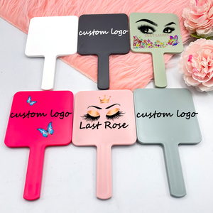 Vente en gros Miroir de courtoisie à main avec support à faible quantité minimale de commande Logo OEM sur les miroirs - Product Image 2