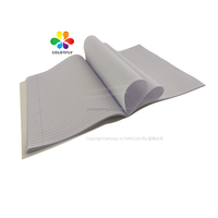 Mon carnet coloré A4 à lignes simples, 140 pages, couverture rigide, pour exercices