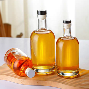 Vacío de alta calidad 100mL 200ml 375ml 500ml 1000ml Licor Vino Vodka Whisky Botella de vidrio 750 Ml - Product Image 5