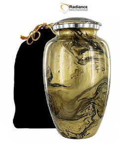 Gold Black Mini Keepsake Cremation Urn Set of 4 Small Metal Ashes Urns with Velvet <b>Box</b> <b>Memorial</b> Funeral Container Set - Product Image 1