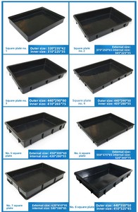 Chống tĩnh điện PP nông tấm <span class=keywords><strong>ESD</strong></span> khay <span class=keywords><strong>PCB</strong></span> thiết bị điện tử hộp lưu trữ pcba Khay cho chip thử nghiệm - Product Image 5