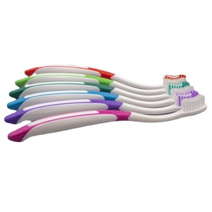 Cepillo de dientes para adultos, cerdas suaves de alta densidad, mango antideslizante, cepillo de dientes manual para el cuidado bucal diario - Product Image 5