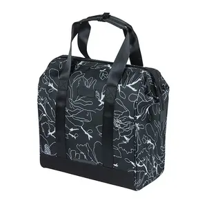 Rightway-Bolsa de compra para bicicleta, bolsa de color negro, OEM/ODM, 18 litros