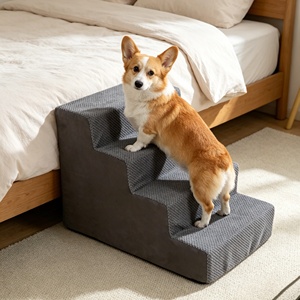 Escaleras para Mascotas, Modernas y Ecológicas, Escalera para Perros, Escalones para Sofá Cama, Desmontables, Lavables, Antideslizantes, para Todas las Estaciones - Product Image 5