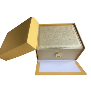 Boîte à montre rectangulaire en similicuir avec fermeture à boucle, doublure en coton, étui de protection pour emballage cadeau - Product Image 5