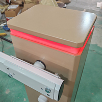 Barrière de circulation sans balais DC avec flèche télescopique de 6 m, vitesse de 1,5 à 6 s, 5 millions de cycles, 2 ressorts, 2 télécommandes, bidirectionnelle, RFID, rouge/vert, IP67