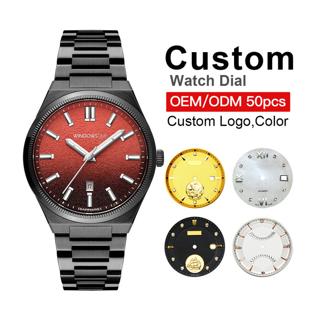 Wholesale Black Waterproof Men Japanese Movt Luxury Quartz Stainless Steel Business Watch Custom High Quality Pointer Simple