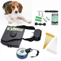 Intelligentes Kabelloses Wasserdichtes Haustier-Zaun-Halsband für Hunde und Katzen Wiederaufladbarer Bellstopper mit Vibration und Elektroschock-Training 10-20