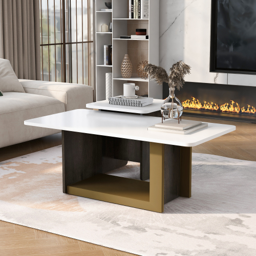 White + MDF+Metal