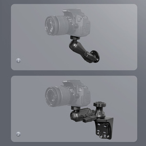 Nhiệm Vụ Nặng Nề Bảng Điều Khiển 1/4 Chủ Đề Tiêu Chuẩn Hành Động Máy Ảnh Gắn Kết Với Nhôm Có Thể Điều Chỉnh Đôi Ổ Cắm Cánh Tay - Product Image 3