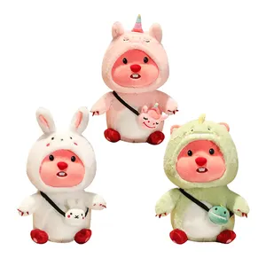 Wholesale Custom Cute loopy Plush Toy Doll Kid Gift Stuffed Animal Toys With Headgear