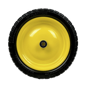 Cheng Jin Vehicles 13-inch Polyurethane Foam Wheel Yellow Quiet Wear Resistant <b>Tool</b> <b>Cart</b> Caster - Product Image 4
