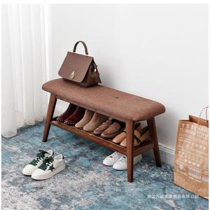 Modern <b>Shoe</b> <b>Rack</b> With <b>Storage</b> Bench Solid Wood Doorway <b>Shoe</b> Cabinet For Entryway <b>Storage</b> Stool - Product Image 1